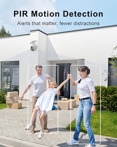 Image of ARCCTV Solar Security Cameras Wireless Outdoor, No Monthly Fee, 2-Camera 2K Home Security Camera System with Base Station, Local Storage, PIR Motion Alerts, Color Night Vision