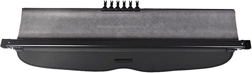 Cubierta de carga trasera negra retráctil para tronco Tonneau Trunk Shield Reemplazo para 2009-2013 Forester Manual Door