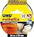 UHU Rollafix - Ruban adhésif d'emballage transparent, 66m x 50 mm