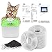 Hellosam Pet Fountain Filter Replacement - 12 Packs, Pet Water Fountain Filter, Pet Fountain Automatic Water Dispenser Filters Activated Carbon Drinking Water Fountain Filters Replacement (12PCS)