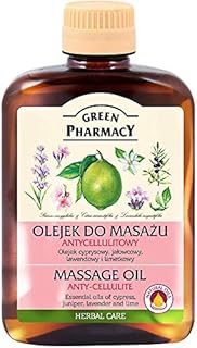 Green Pharmacy Masaż Oil Anti-cellulite Cypress Juniper Lavender Lime Oils 200 ml