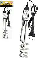 Ebulidor Elétrico Rabo Quente Mergulhão Potente 1000W | 220V| Portátil Ferve Água Rápido Aquecedor de Água Pequeno Café Chá Viagem Cozinha Camping Compacto Portátil