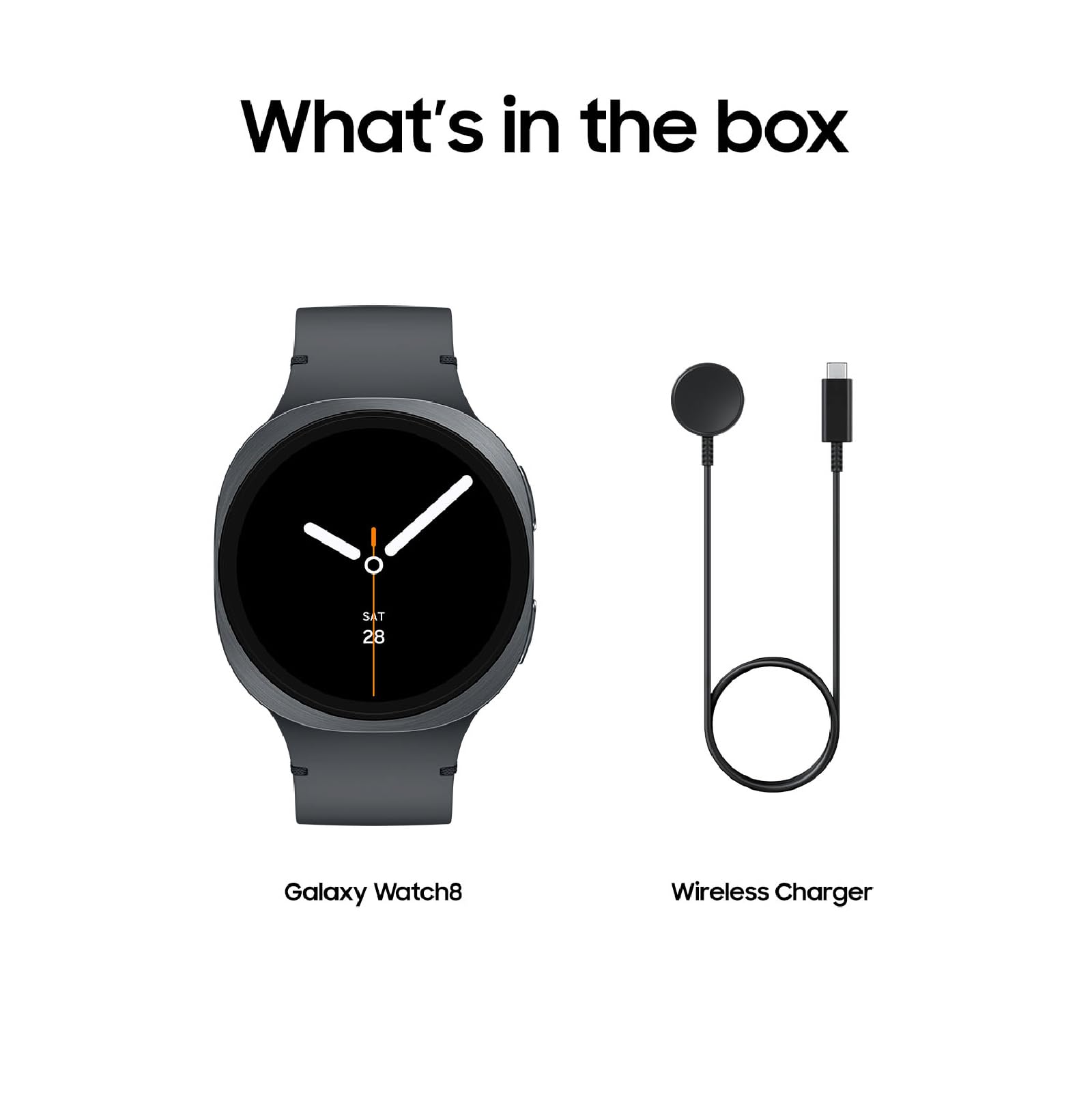 Samsung Galaxy Watch 8 (2025) 44mm Bluetooth Smartwatch, Cushion Design, Fitness Tracker, Sleep Coaching, Running Coach, Energy Score, Heart Rate Tracking, Graphite [US Version, 2 Yr Warranty]