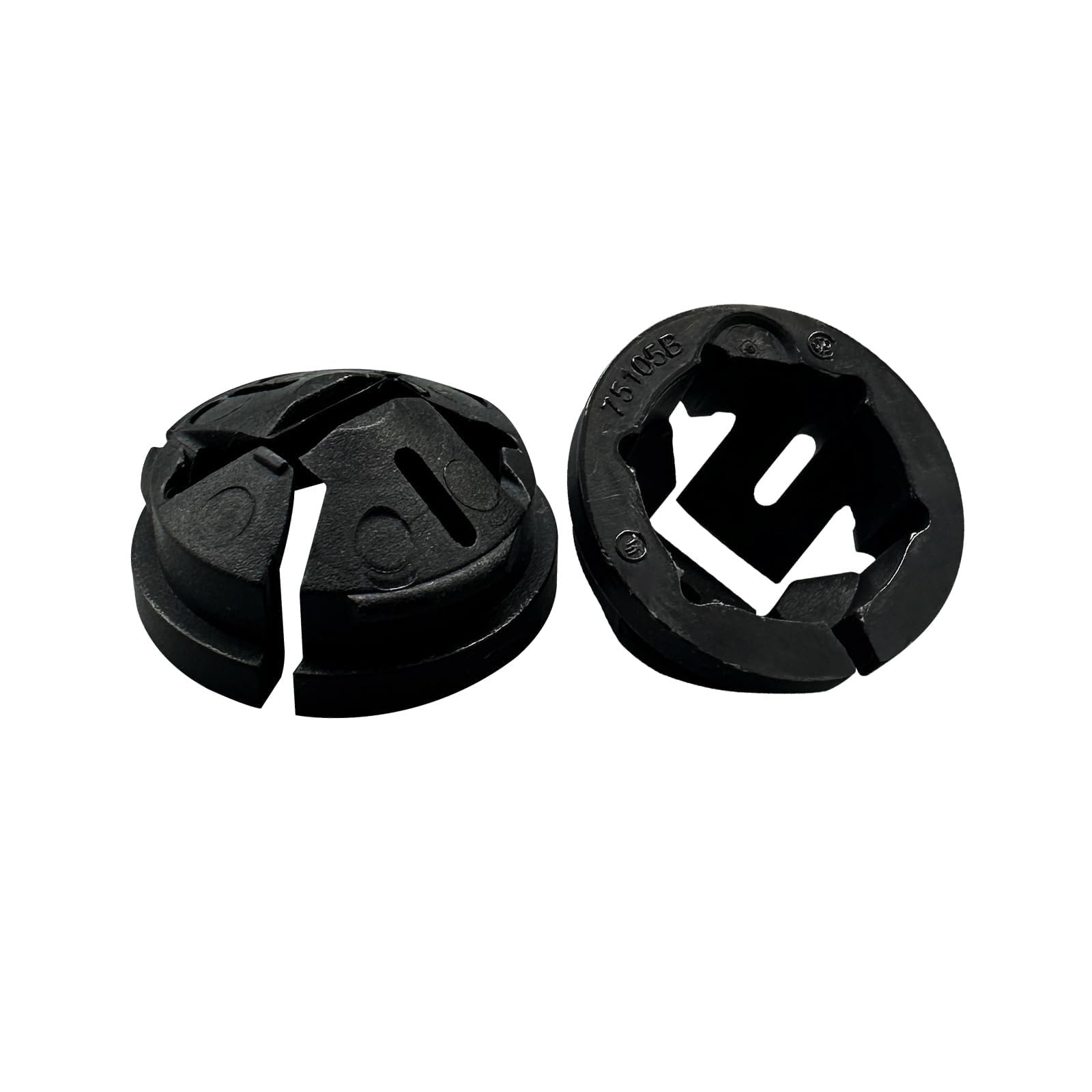 Electrical Box Knockout Plugs Junction Box Adapter Clap Connectors Non-metallic Push In Cable Connectors Snap In Conduits Fittings Plastic Knockout Trade Sizes 3/8 Inch 40 Pcs Black — Amazon image 12