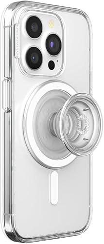 Miniatura 2 de PopSockets Funda para iPhone 15 Pro con agarre redondo para teléfono compatible con MagSafe, funda de teléfono para iPhone 15 Pro, compatible con