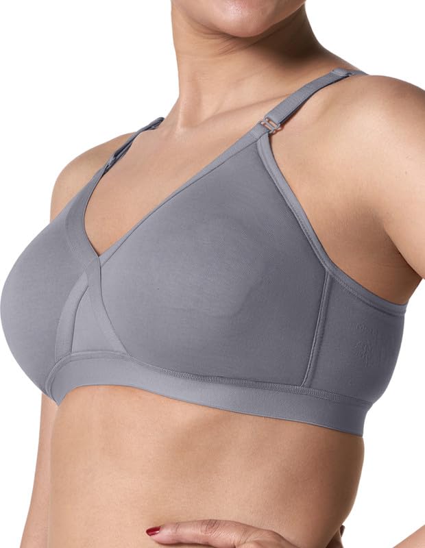 Image of BLOSSOM Crossy Lift Women's Seamless Moulded,Double Layered Full Coverage, Non Wired Non Padded, T-Shirt /Everyday Support Bra with Nipple Concealers
