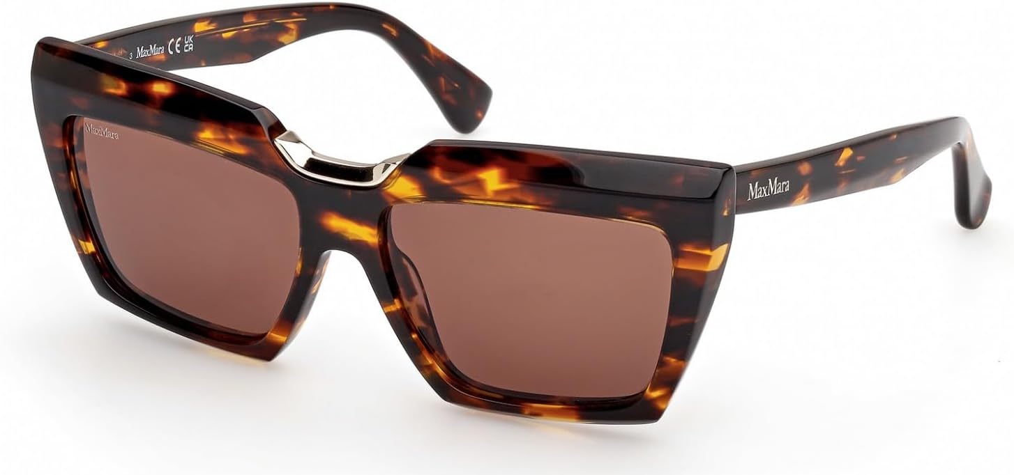 Sunglasses in Smoke, Brown Gradient by MAXMARA