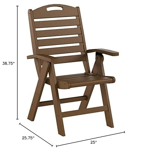 Trex Outdoor Furniture Yacht Club Folding Highback Chair, Tree House #TOP7