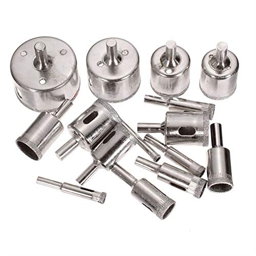 Brocas diamantadas para vidrio y cerámica 15 pzas miniatura 4
