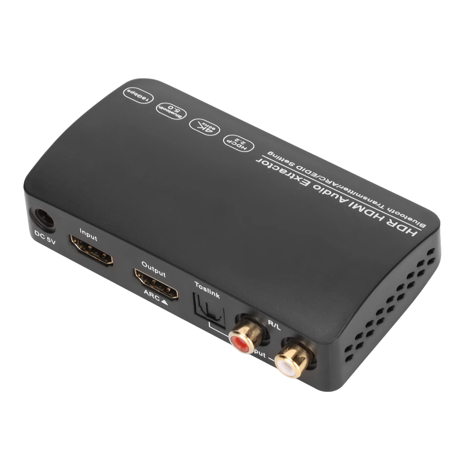 Alomejor Extractor de Audio 4K HDR Divisor Síncrono con Transmisor