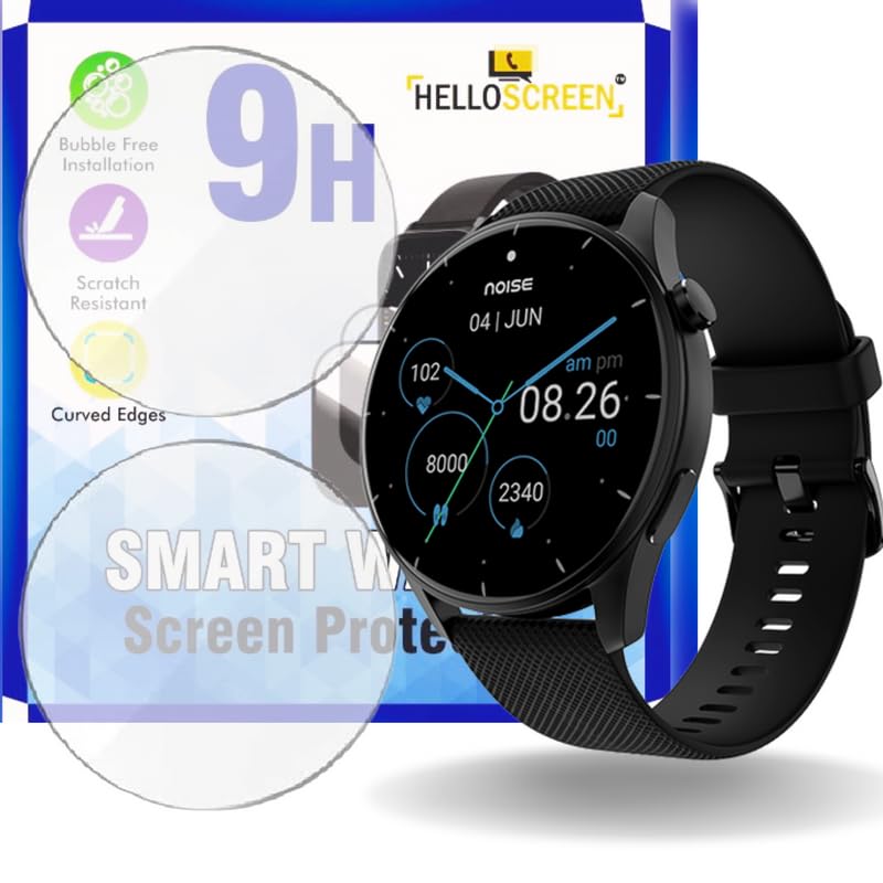 HELLOSCREEN |2 Pack| Smartwatch Screen Protector Guard For Noise Crew (1.38" inch) - 9H Hardness, Unbreakable TPU Film (NOT A TEMPERED GLASS) (B0CKLTPWKR) Amazon Price History, Amazon Price Tracker