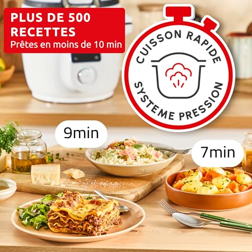 Multicuiseur Moulinex CE9821F0 Cookeo Infinity – 19 Programmes, Air Fryer - vue 5