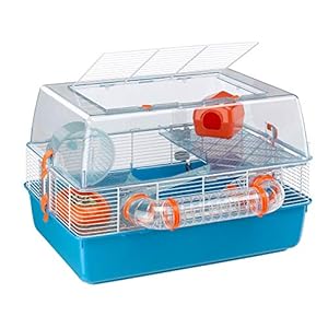 Ferplast Hamsterkooi, Grote modulaire kooi, makkelijk schoon te maken, Ferplast DUNA FUN, 55 x 47 x 37,5 cm.