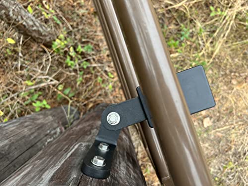 Gate Grabber | Heavy Duty, Self-Latching, Gravity Based Gate Latch Made To Prevent Gate Rebound | Universal Gate Black #TOP5