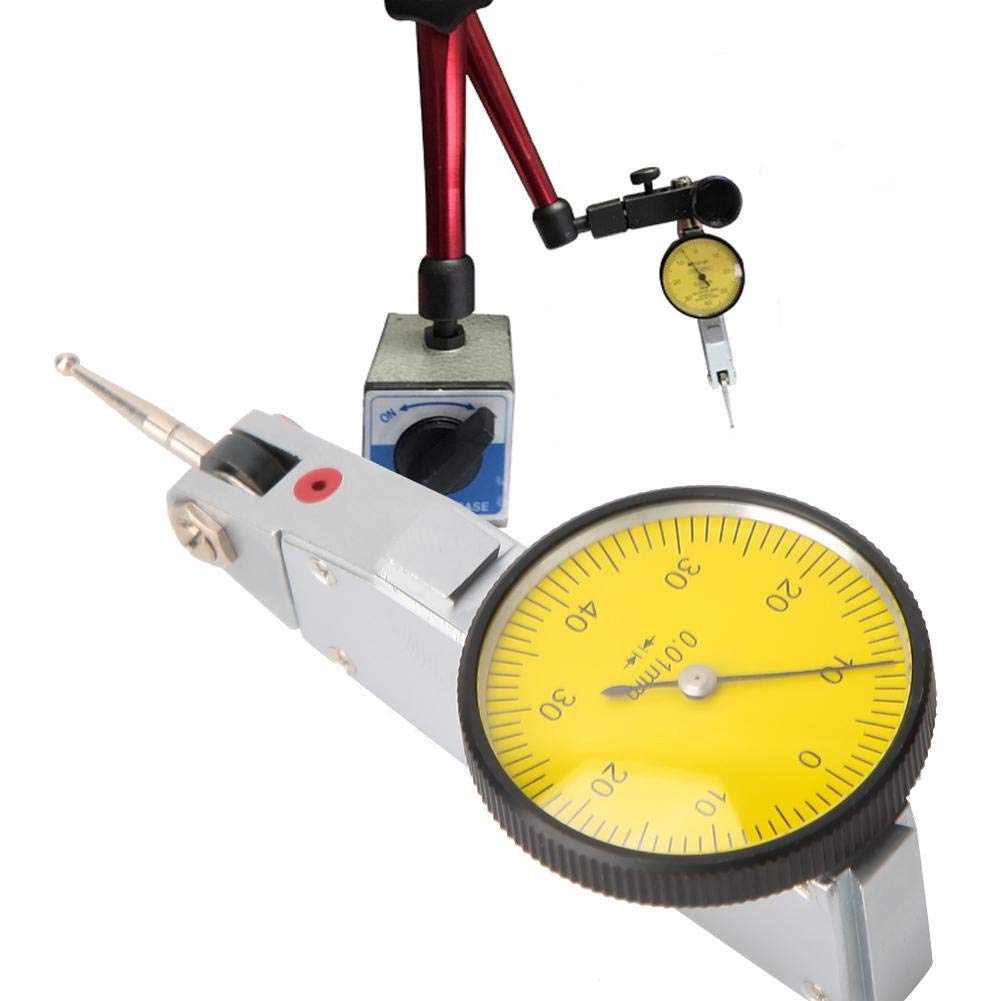 Comparatore Magnetico 0-0,8 Mm - Precisione 0,01 Mm, Quadrante 32mm, Per Officina Meccanica - Foto 11