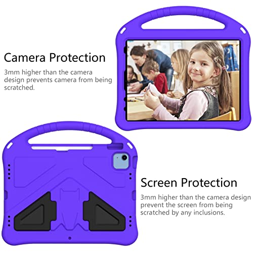 Coque iPad légère antichoc violette : protection intégrale optimale A19