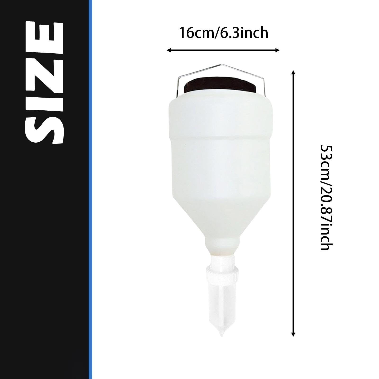 Dispensador de Colgante, Botella de de Gran Capacidad, a Prueba de Fugas, Multifuncional para Mermeladas, Jarabes Y, 5.5l