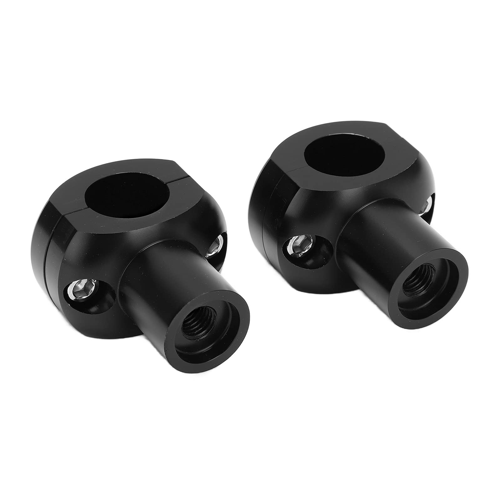 Wakects Riser Manubrio Moto Morsetto Manubrio Moto in Alluminio CNC Design a Testa Tonda da 25 Mm Solleva la Posizione della Barra per la Guida in Posizione Verticale Installazione Semplice per