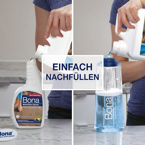 Bona Parkettreiniger 4L, Parkettpflege für Parkettböden und Holzböden – Ansicht 2