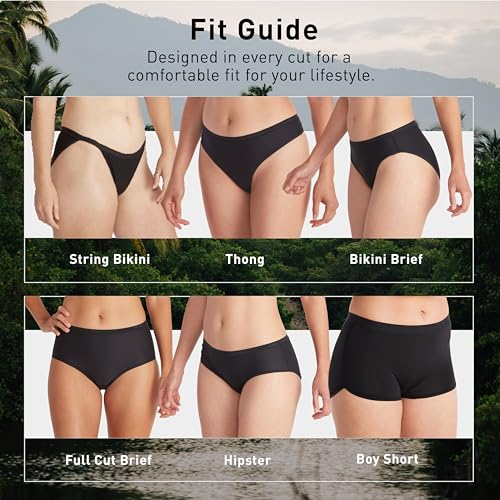 Image of ExOfficio Women's Give-N-Go 2.0 Full Cut Brief - Breathable Durable Easy Care Travel Underwear