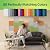 Ekkogo Acoustic Wall Panels 18-Pack, 12"x12"x0.4" Decorative Self-Adhesive Sound Proofing | High Density 3D Brick Soundproof Absorbing Tiles for Walls, Home, Office & Studio - Light Gray