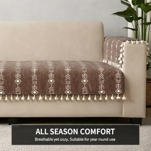 Image of STITCHNEST 'Artisoul Series' Chenille Sofa Cover