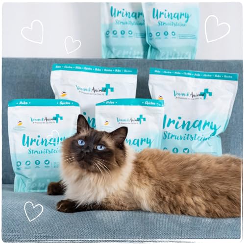 Venandi Animal Vet - Premium Trockenfutter für Katzen - Diät - Urinary - Struvitsteine - Huhn, 1er Pack (1 x 0,3kg), getreidefrei