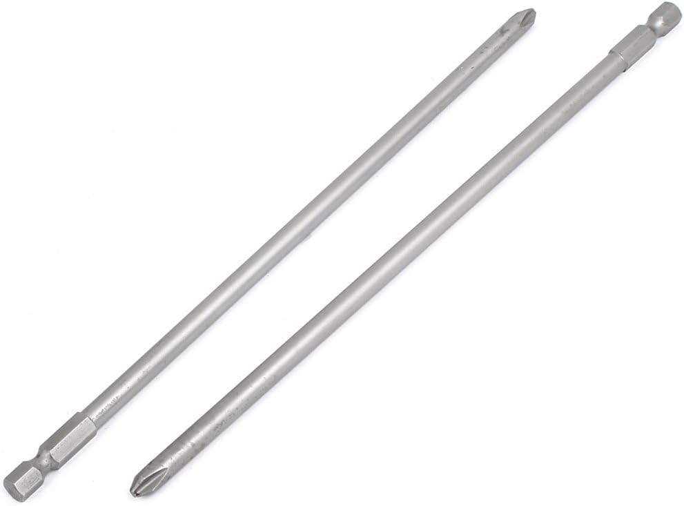 Aexit 1/4in Hex Screwdriver Bits Shank PH2 Magnetic 6.0mm Phillips Head Screwdriver Nut Driver Bits Bits 2pcs - - 