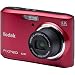 Kodak PIXPRO Friendly Zoom FZ41 16 MP Digital Camera with 4X Optical Zoom and 2.7" LCD Screen (Red)