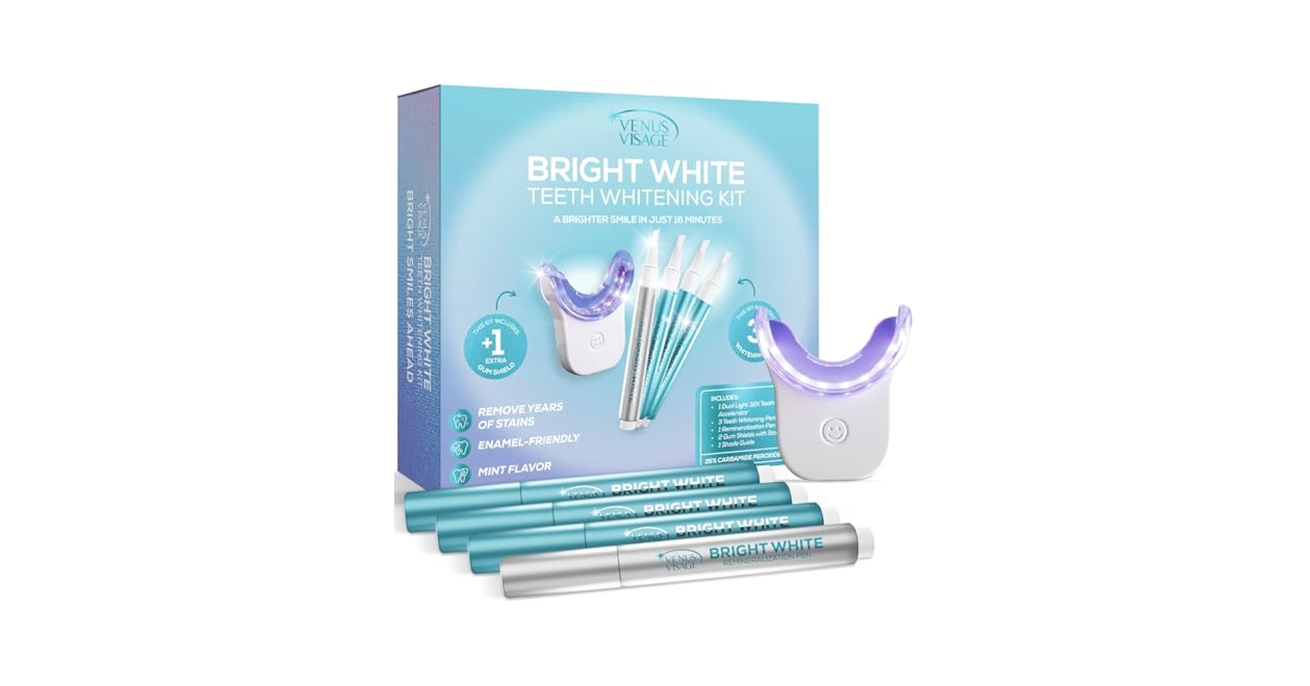Amazon.com: Venus Visage Teeth Whitening Kit with LED Light