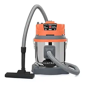 VANTRO Vacuum Cleaner Wet and Dry 20 Litre Stainless Steel Metal Tank Powerful Suction & Blower High Power Vaccum Canister for Home Office Cleaning