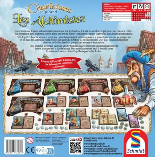 Schmidt Spiele 88309 2nd Expansion Charlatans - The Alchemists, Strategy Game, Multicolored - Image 2