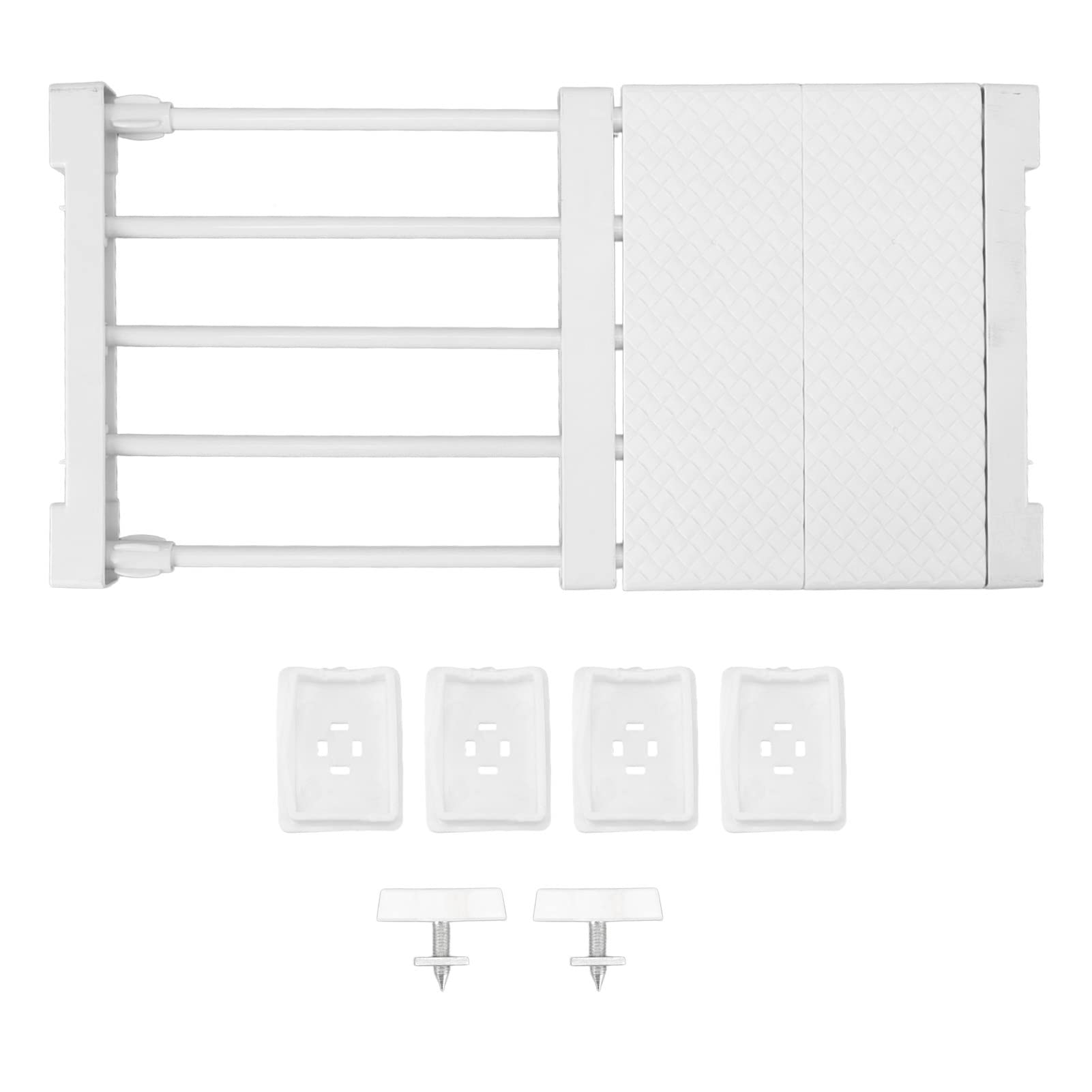HERCHR Tension Shelf for Closet, Expandable Closet Shelf Metal Storage Racks Tension Shelf Expandable Tension Shelf for Cabinet(30-40cm)