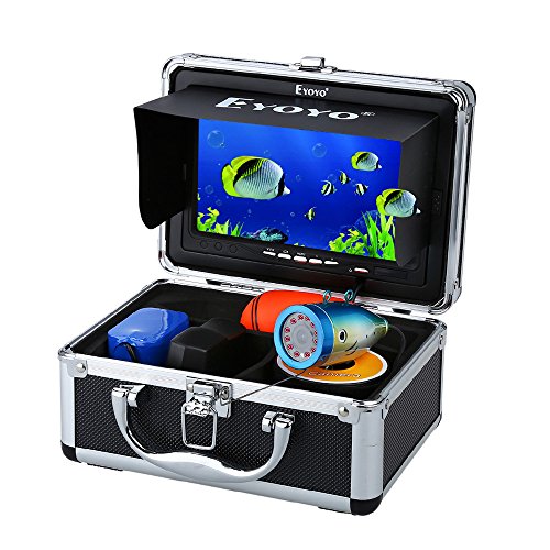 Eyoyo Portable 7 inch LCD Monitor Fish Finder Waterproof Underwater 1000TVL Fishing Camera