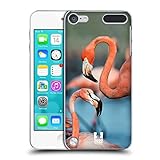 Ultra-fin et léger Head Case Designs Deux Grands Flamingos Animaux Célèbres Coque Dure pour l\'arrière Compatible avec Apple iPod Touch 5G 5th Gen