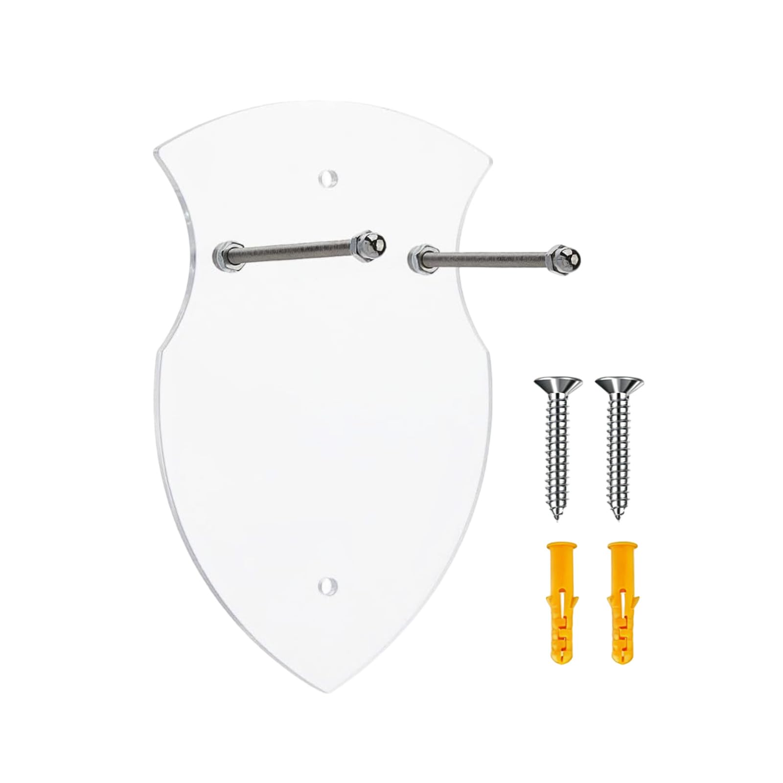YWLUUOO Wall Mount Swords Vertical Display Holders ABS Hanging Rack with Mounting Hardware for Decorative Storage Wall Display Hanger