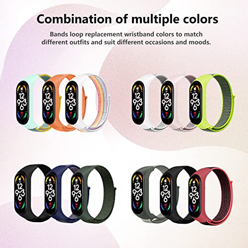 LanQii Nylon Cinturino Compatibile con Xiaomi Mi