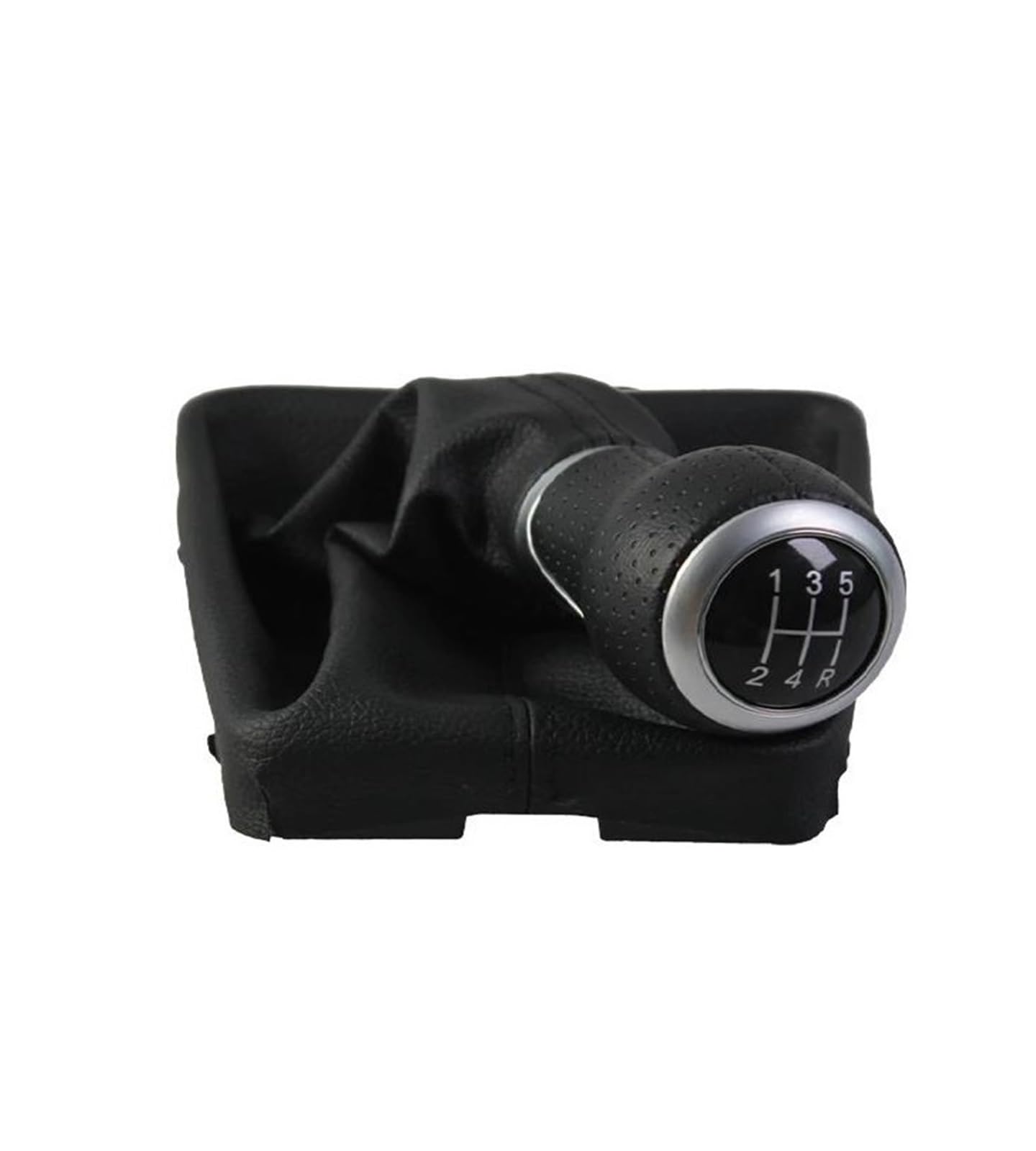 Conyuo Black Car Shift Knob For Audi A5 8T Q5 8R S Line 2007-2015 Manual Transmission Shift Knob Head Rod Direct Replacement