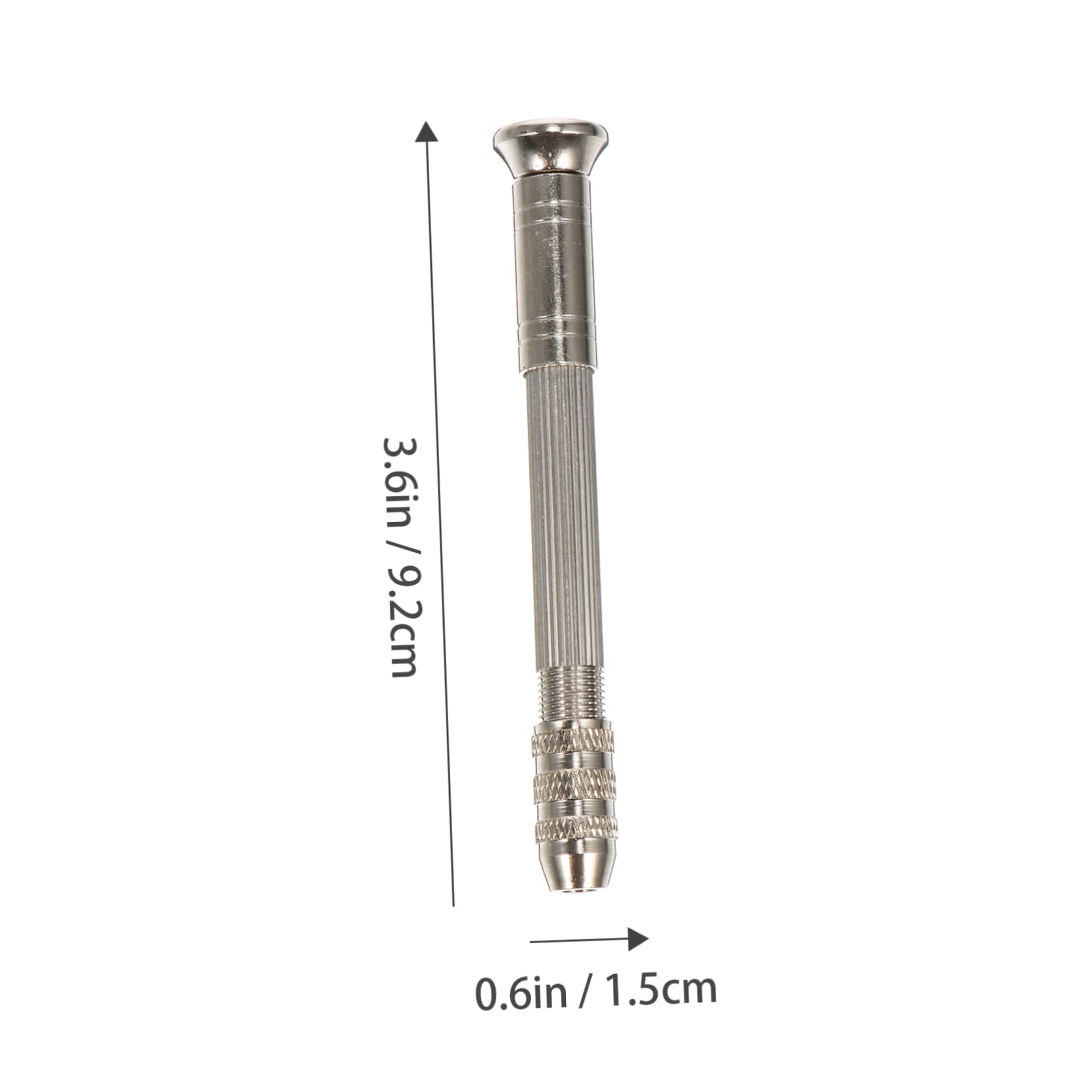 BEBEMOKO 1 Set Accessory Tools Jewelry Making Eye Pins Drill Nut Driver Pin Vise Hand Drill Bit Threaded Clasp Hook Jewelry Supplies DIY Jewelry Eye Pin Screws Mini Vise Stainless Steel