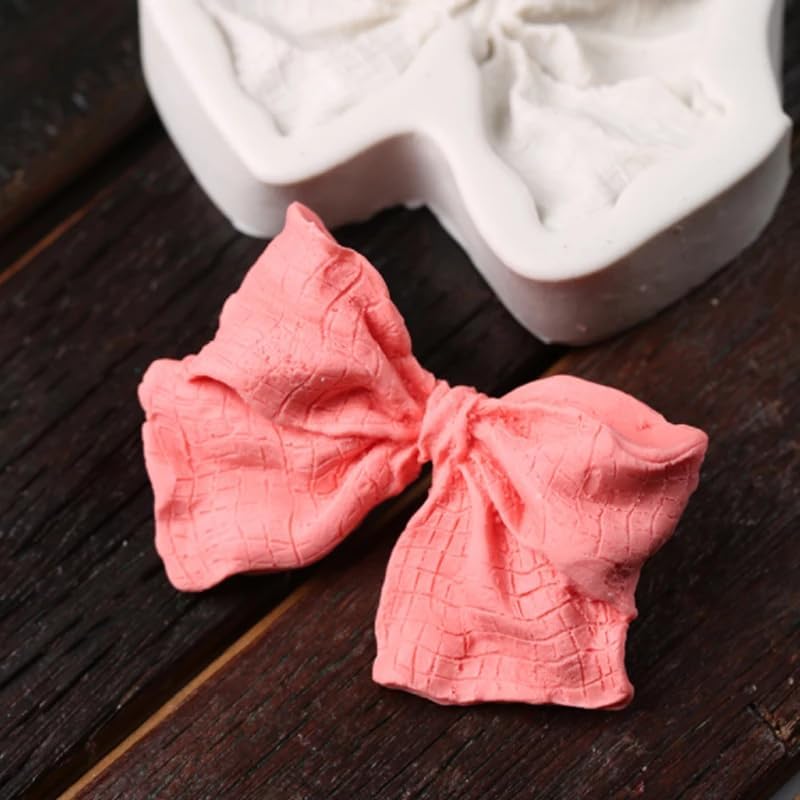 New 2024 Big Bow Silicone Moulds Fondant Cakes Decorating Tools Silicone Molds Sugarcrafts Chocolate Baking Tools For Cakes Gumpaste Form Tray Mold Decoration Kitchen Accessories Creative Gift