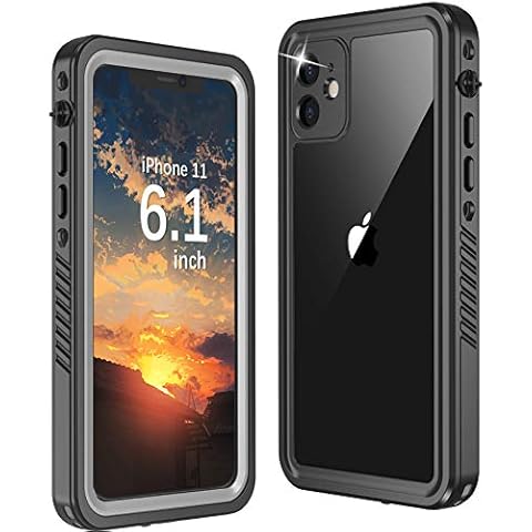 SPIDERCASE Case Compatible with iPhone 11 Case,Full Body Protection With Built-in Screen Protector Heavy Duty Shockproof Rugged Bumper Case for iPhone 11 6.1 Inch Cover