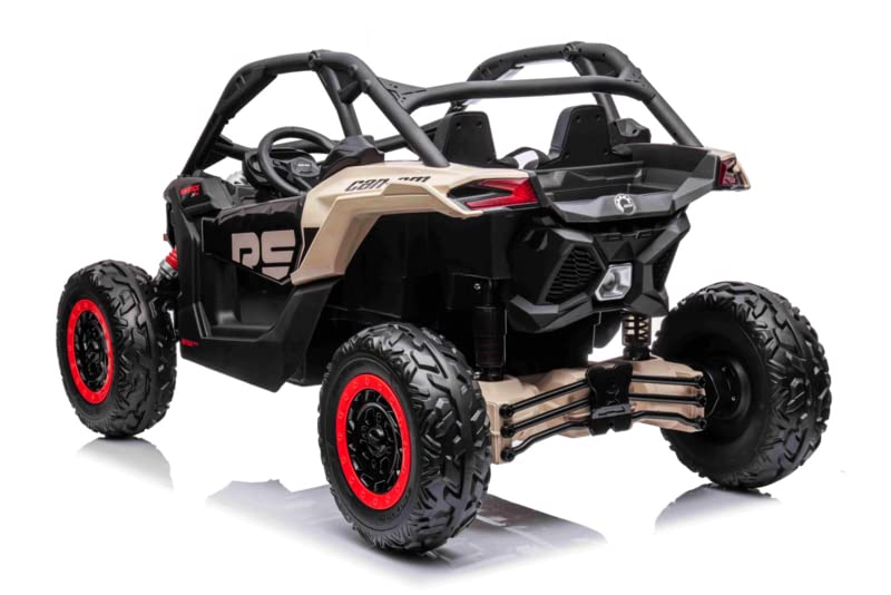 Buggy 24 V Can-Am Maverick, 4 Motori da 200 W, MP4, RC Parental (Nero)