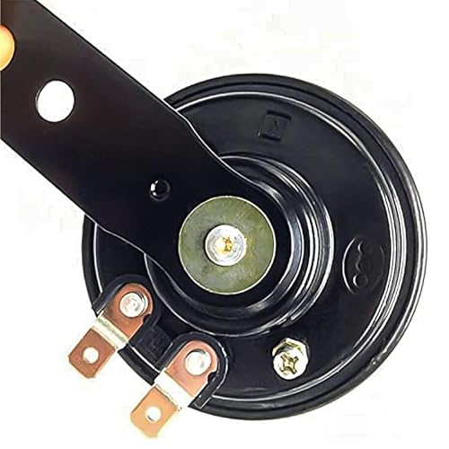 Universal Horn Loud Motorbike horn 12V 1.5A 105dB Electric Air Horn Waterproof Trumpet for ATVs cars and Motorcycles Scooter Moped horn Waterproof - Balck