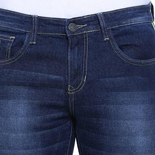 Image of CAHOOT Men's Denim Jeans for Regular Wear | Denim Fabric | Slim Fit | Jeans Crafted with Comfort Fit and High-Performance for Everyday Casual Wear