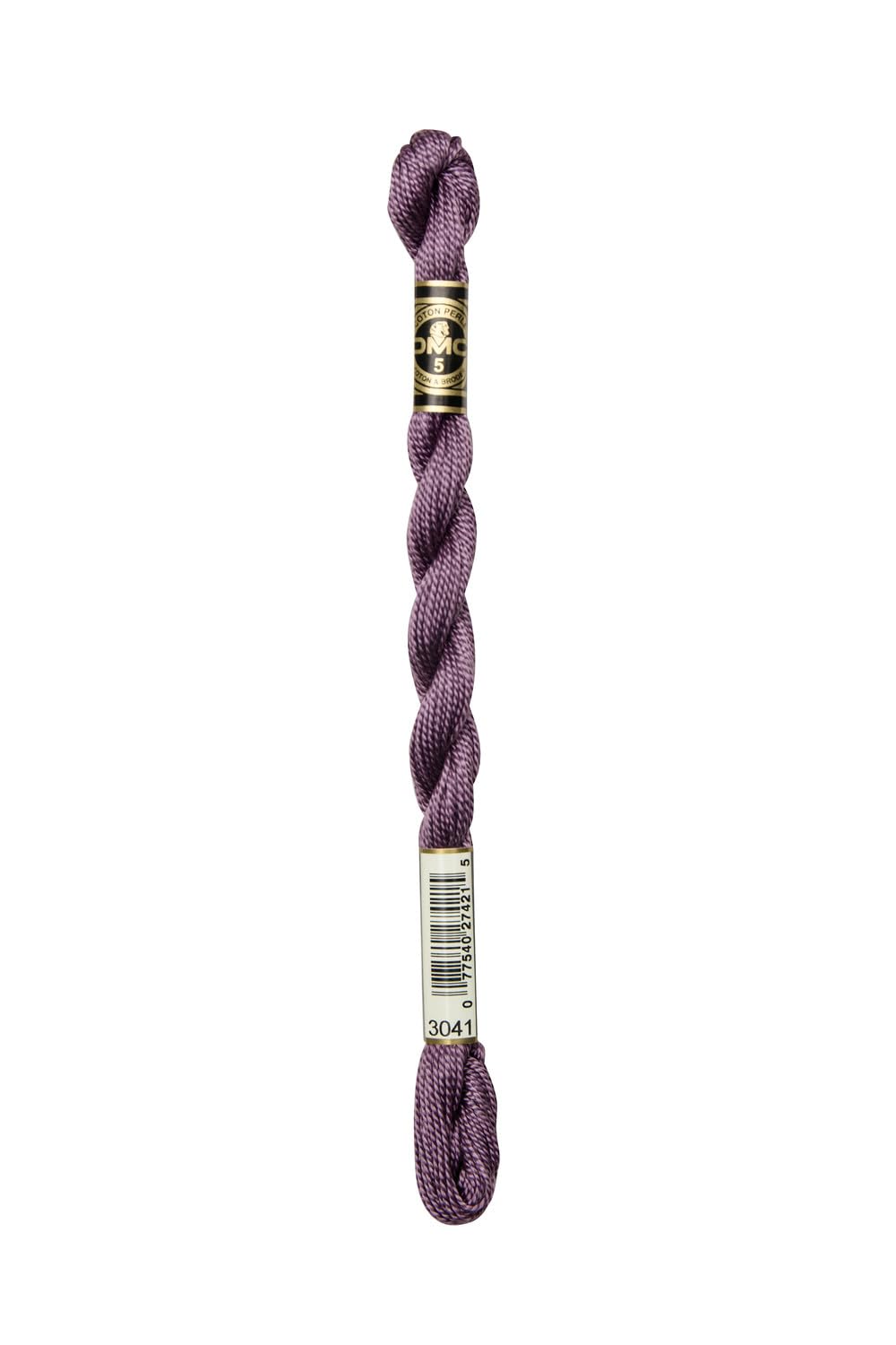 DMC 115 5-3041 Pearl Cotton Thread, Medium Antique Violet, Size 5