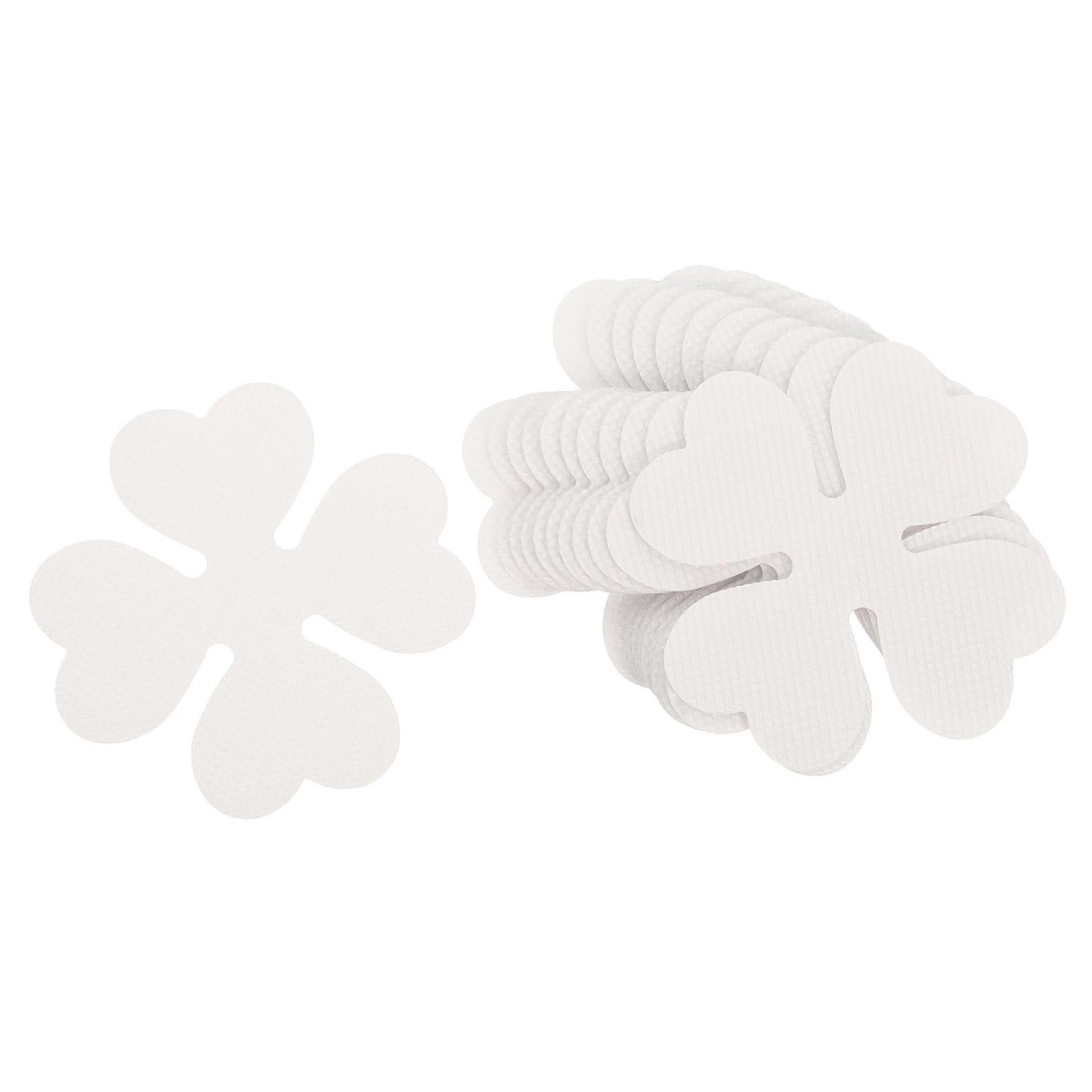 BUTIFULSIC 12Pcs Peva Non Slip Bathtub Stickers Floral Design Shower Floor Decals for Bathroom Decor Easy to Install Adhesive Safety Enhancements for Slippery