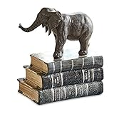 Largeur: env. 22 cm Loberon Statuette Pawel - H/L/P env. 25/22/13.5 cm - Noir