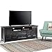 SIMPLIHOME Amherst Solid Wood TV Media Stand, 72 inch Wide, Transitional Style, Hickory Brown Finish, for Flat Screen TVs up to 80 inches