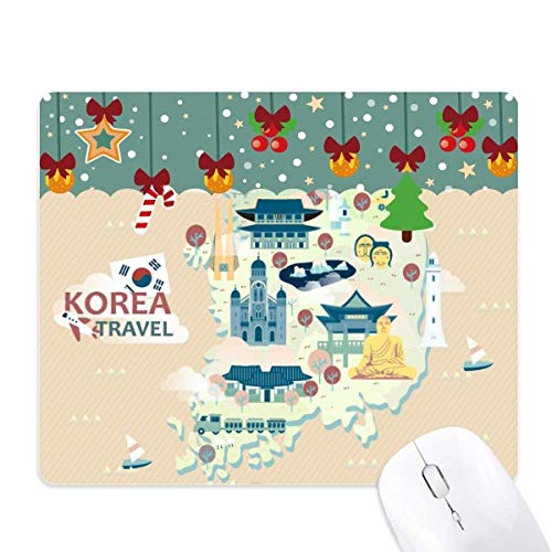 Alfombrilla de goma para ratón inspirada en el viaje en Corea y Asia
