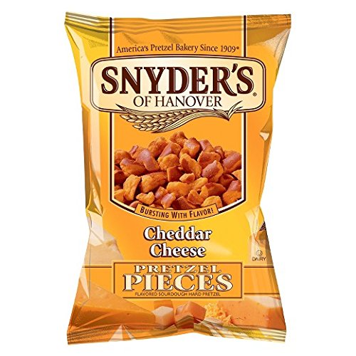 Snyder's Trozos De Queso Cheddar Pretzel 125g (Paquete de 6)